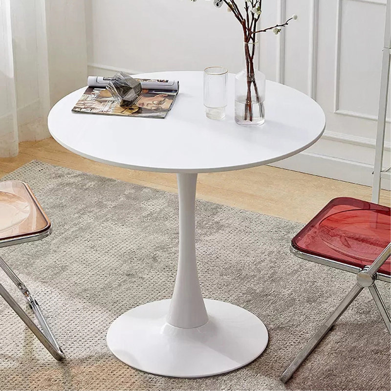 Table basse blanche moderne 31,5 po, Blanc