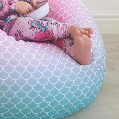 Classic Kids Beanbag Printed - Mermaid Ombre