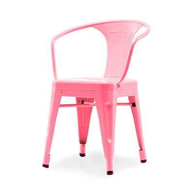 Djanira 17.5'' H Metal Stacking Armchair