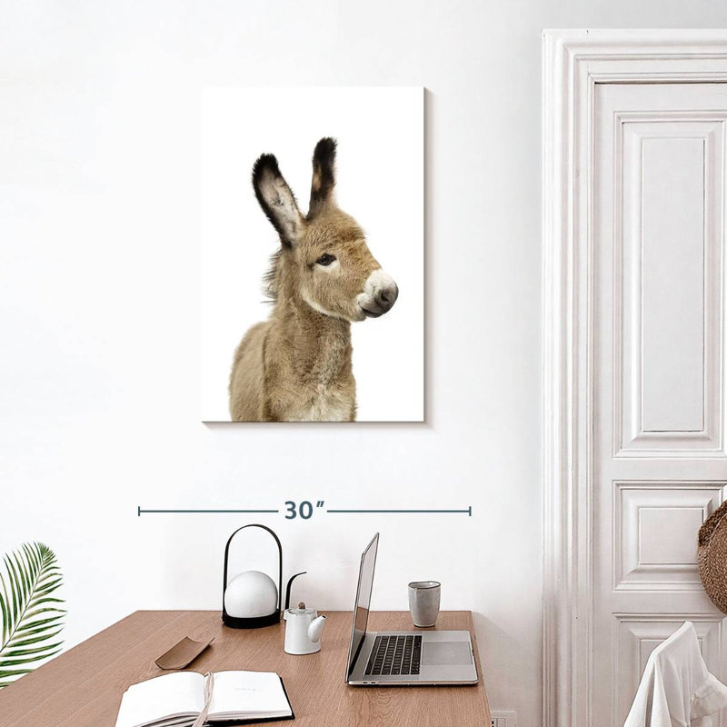 Brampt Baby Donkey, 30" H x 20" W