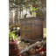 Table de chevet 3 tiroirs en brun