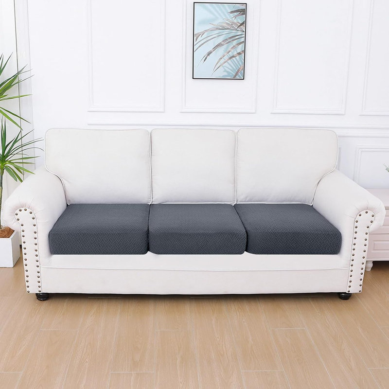 Housse de coussin imperméable, jacquard extensible épais