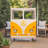 Inacio Mango Wood and Iron Bar Cart with Storage and Rolling Wheels-919366561