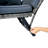 1 PCS Patio Wicker Side Foldable Bench Patio Backyard Conversation Bench Grey Wicker + Dark Grey Cushion