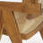 Stained Teak Wood and Natural Rattan Chair-1608888818