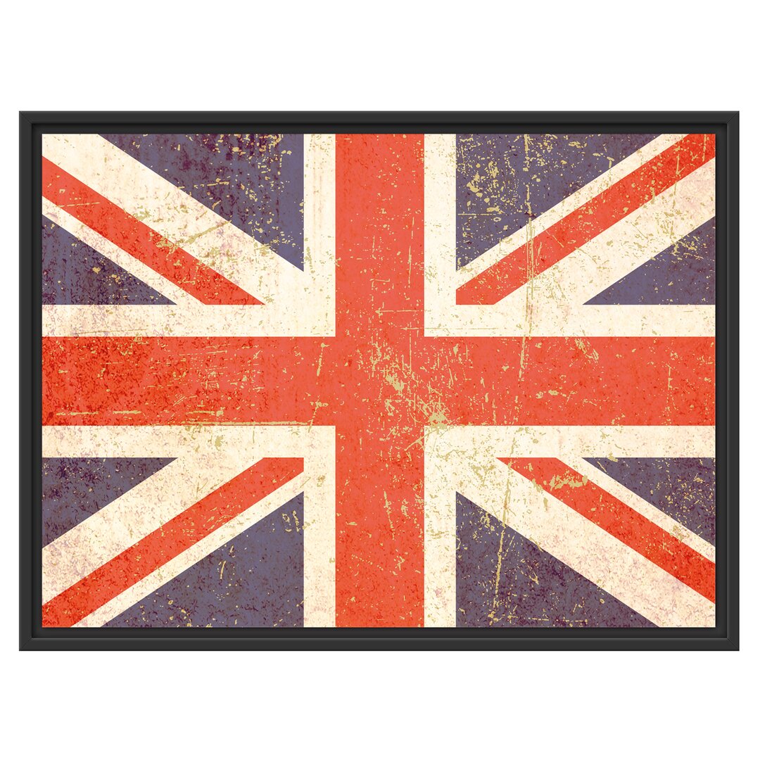 Gerahmtes Wandbild Union Jack