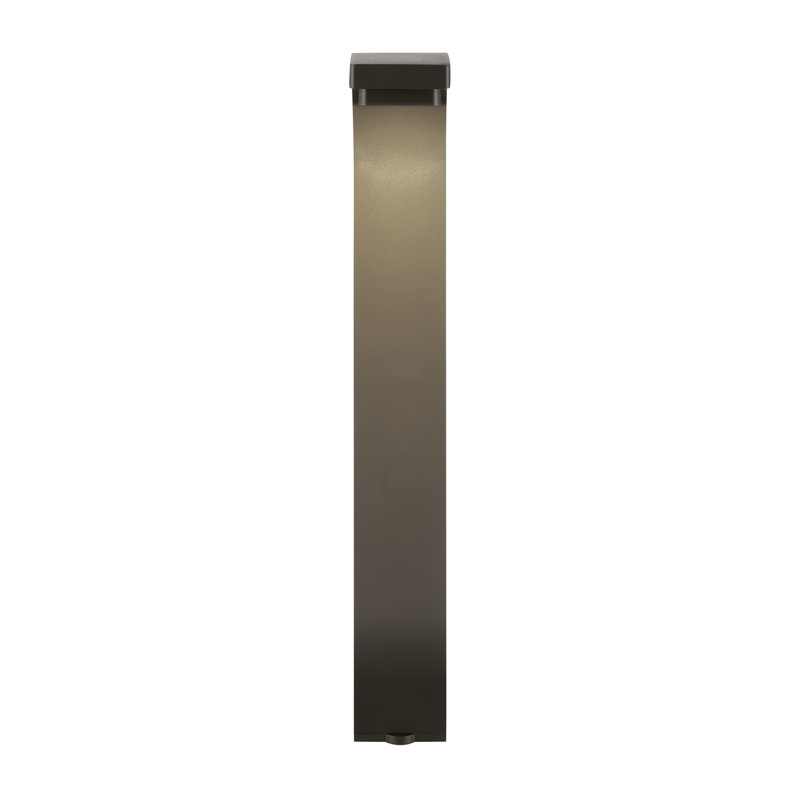 Éclairage pour chemin incurvé à DEL 22,5 po Kichler 12 Volt 2700K au fini bronze architectural texturé, 3000 K