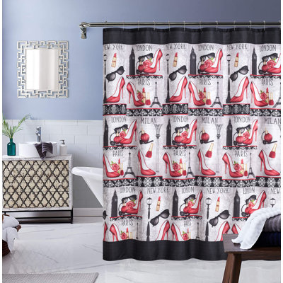 Abstract Shower Curtain