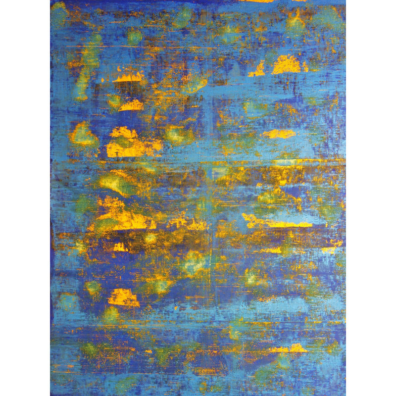 «Th pensant l'Arizona à partir de Changhaï» par Drew Gaffney, H 21,25 po x l 17,25 po, Papier avec cadre noir