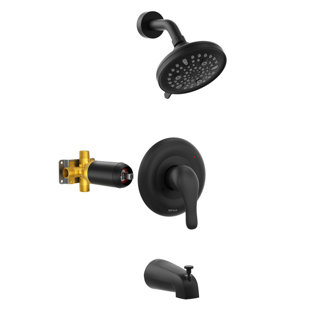 Tub Shower Kit(Shower Valve Include), Shower Faucet Set with 9-Spray Shower Head