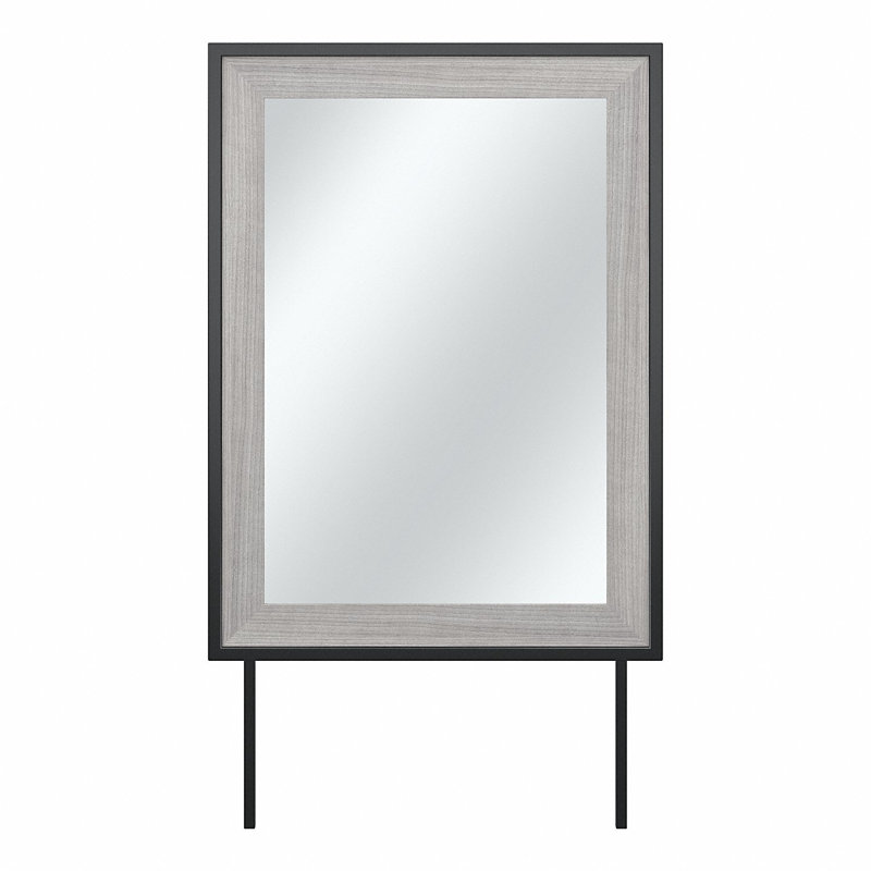 Spero Accent Mirror, Platinum Gray