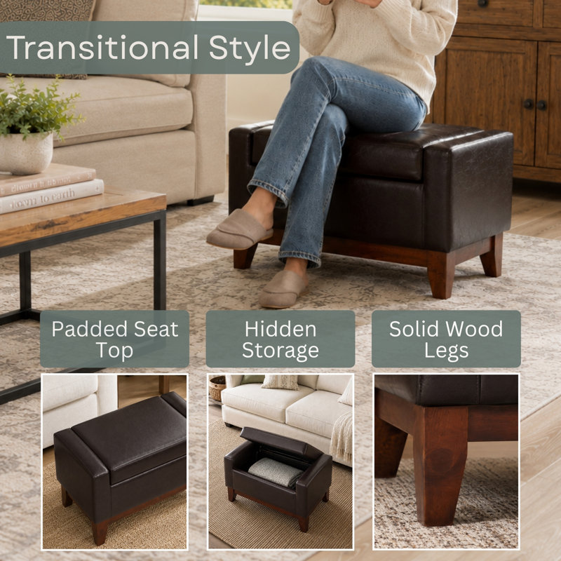 Oyster Storage Ottoman
