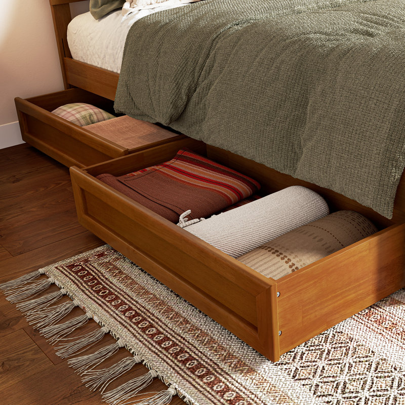 Lambrix 2 Drawer Storage Drawer, Light Toffee