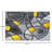 Sioar Yellow and Gray Modern Abstract Pattern Area Rug-1268137301