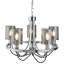 Cheung 5 - Light Waggon Wheel Chandelier