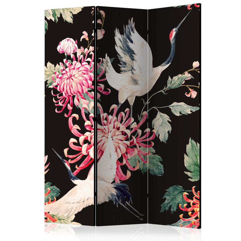 Matik 172cm H Solid Wood Folding Room Divider, 3