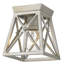 Plafonnier encastré géométrique 6 po 1 lumières Tomaso-487101940-487101941