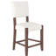 De 4 chaises de bar de style Mid-Century avec dossier, revêtues de lin, pattes à griffer, douces et confortables pour les tabourets rembourrés à long terme, repose-pieds pour la cuisine-118897226