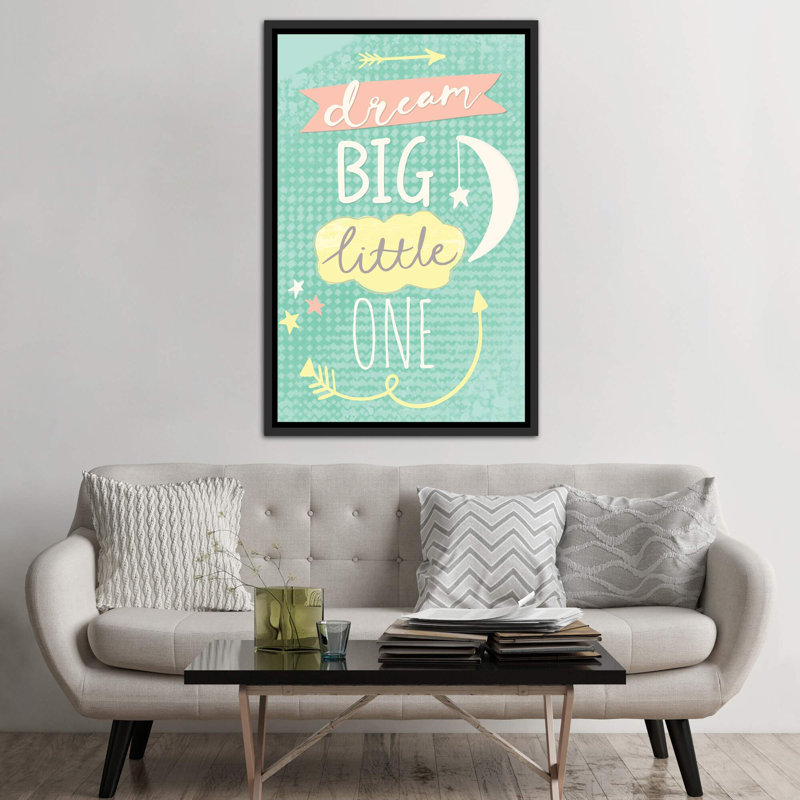 «Hello Sweet Baby», art encadré, H 60 po x l 40po x P 1,5 po, Toile avec cadre noir patiné