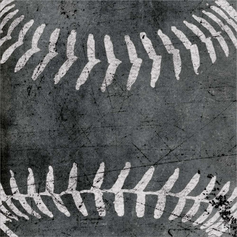 Baseball par Aubree Perrenoud - impression sur toile tendue, H 24 po x l 24 po x P 1,5 po