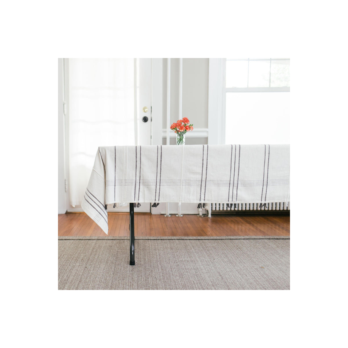 Creative Women Ribbons Cotton Tablecloth - Thumbnail 3