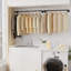 80cm Adjustable Wall Mounted Clothes Rack