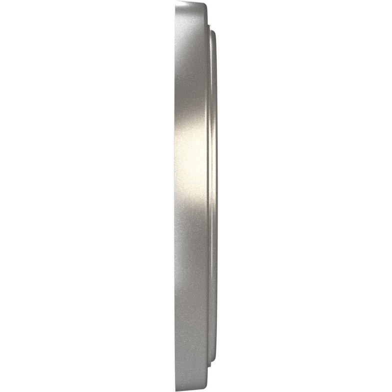 Médaillon traditionnel en PVC thermoformé pour plafond, H 10 po x l 10 po x P 1,13 po, Acier foncé vieilli