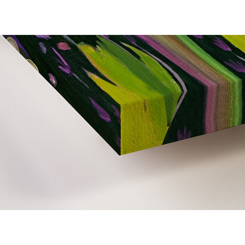 «Tall Girl Lavender» par Eli Halpin, reproduction sur toile tendue, H 60 po x l 45 po