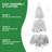 White PVC Round Head Automatic Wire Tree-2067292742