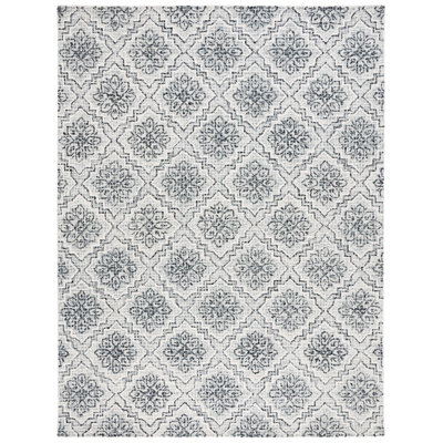 Abstract Hand Tufted Wool, Cotton Geometric Rug