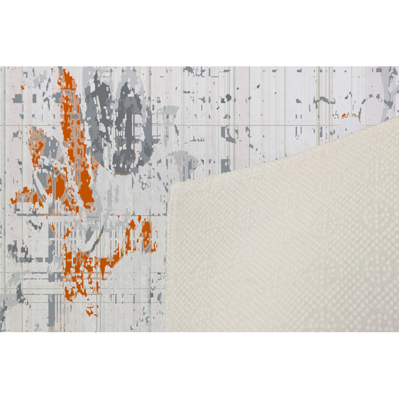 Luxurious Woven Carpet Rug, 2.6 x 4.0 ft | 100% Polyester, 0.4 in Pile Height | Antibacterial & Non-Slip PVC Dot Underside | Machine Washable, 3D Digital Printing | Perfect for Living Room & Bedroom Decor