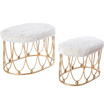 Hamer Iron Accent Stool