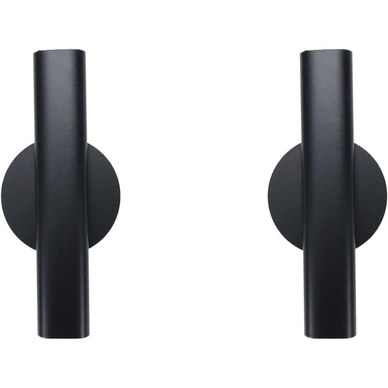 Labria Metal Wall Vase, Black