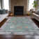 Machine Washable Indoor/Outdoor Xhevrie Mint Rug