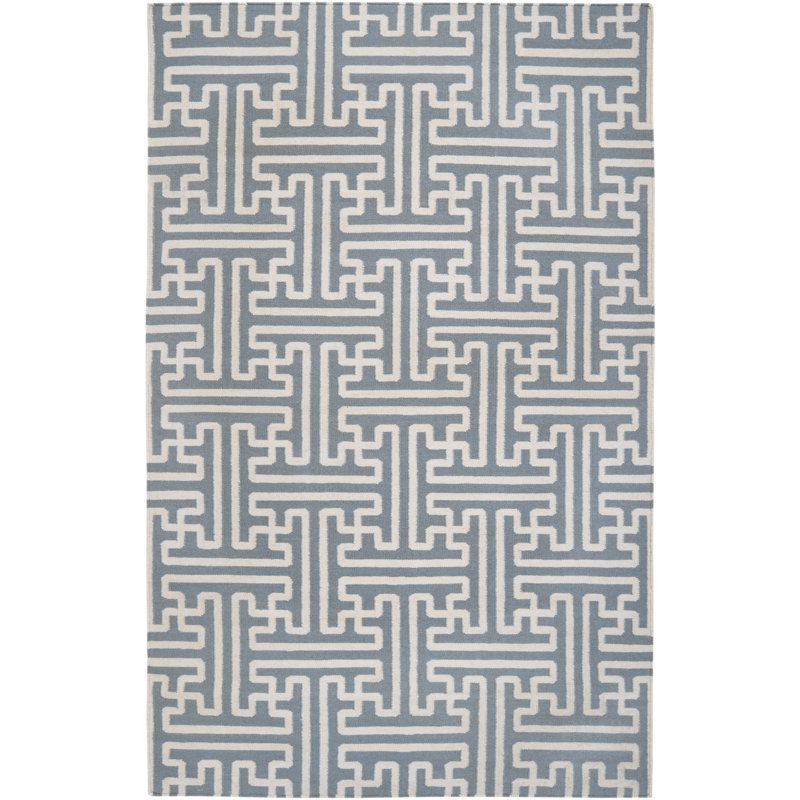 Berkley Flatweave Wool Geometric Indoor Rug, Rectangle 3'6" x 5'6"