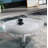 White High Gloss End Table