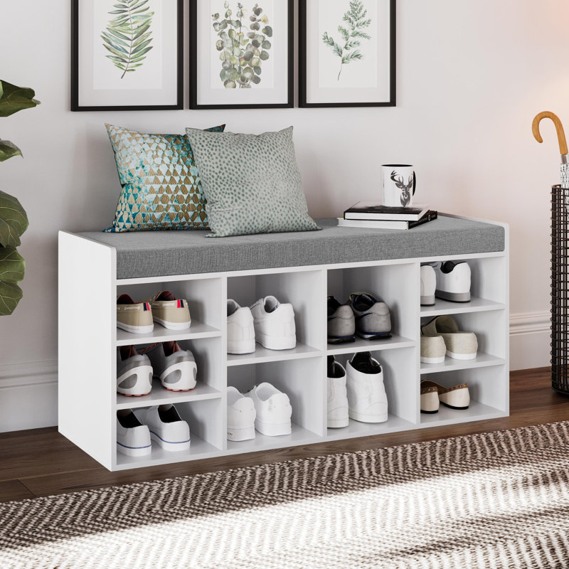 10 Pair Shoe Storage Bench