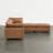 Solena 126.8" W 5-Piece Genuine Leather Modular Sofa