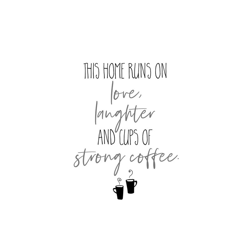 «Strong Coffee I» par Melanie Viola - Estampe numérique sur toile tendue avec châssis, H 40 po x l 26 po x P 1,5 po