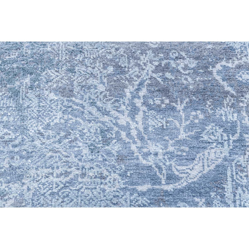 Handmade Silk and Wool Area Rug, Rectangle 2' x 3'