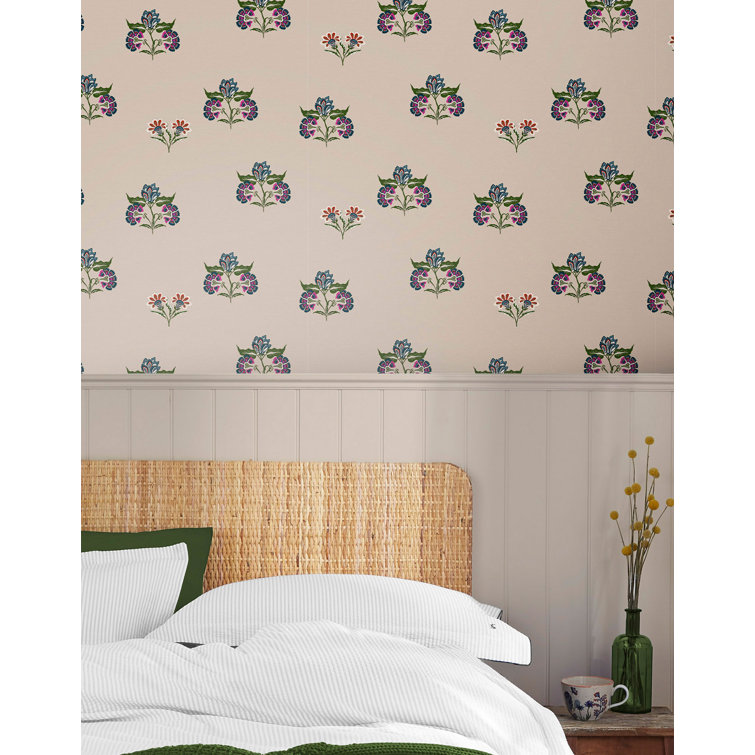 Joules Indienne Block Print Dawn Wallpaper
