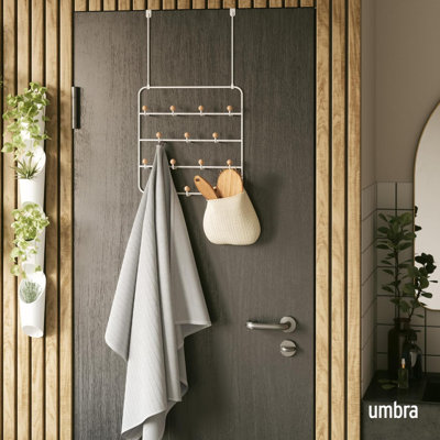 Over The Door Coat Rack & Multi-Use Organizer, for Coats