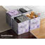Sorbus Cube Storage Bins Cube Foldable Fabric Basket Bin Box Shelves Cubby Cloth Organizer, 4-Pack (Tie-Dye Pink)-1501588088