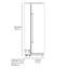 ZLINE Autograph 24 in. DuraSnow Steel Column Freezer with Graphite Gray Interior & Black Accents-984751697