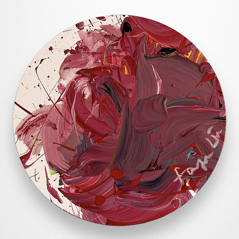 Heart Blossom No.1 by Fanyu Lin - Wrapped Canvas Painting