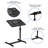 Adjustable Height Steel Mobile Computer Desk-2069786124