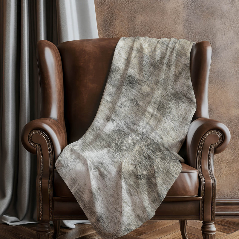 Jeté Sherpa ASB596 moderne lavable à la machine Addison, Beige