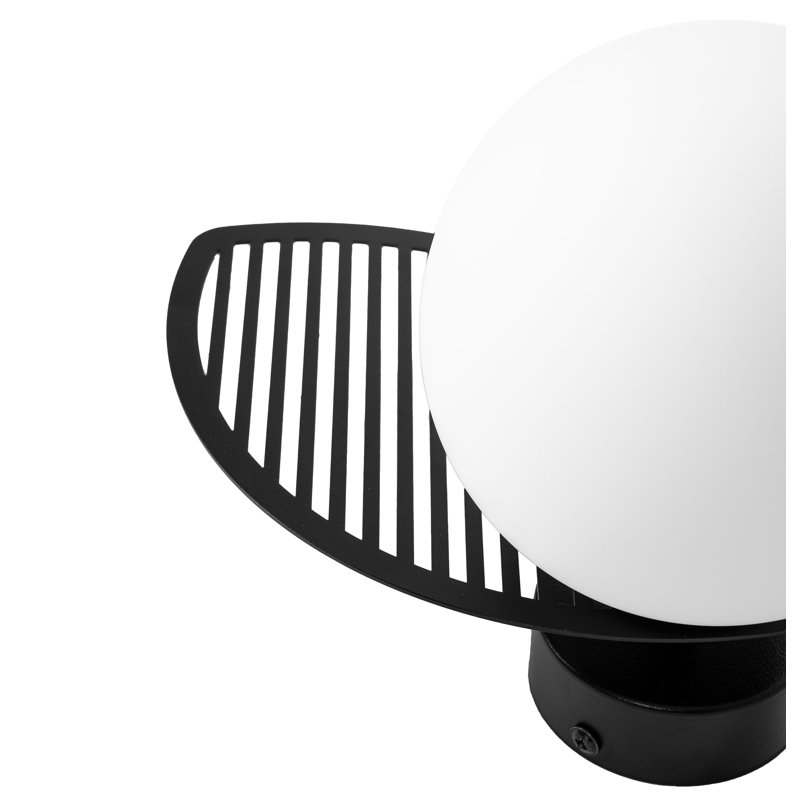 Tobler Flush Mounted Sconce, Black