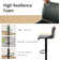 Lolar Swivel Upholstered Adjustable Height Counter Stool with Metal Frame
