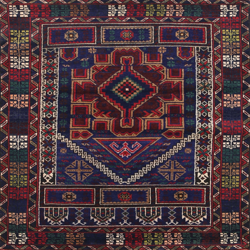 Tapis brun Southwestern, Rectangle 8 pi x 12 pi